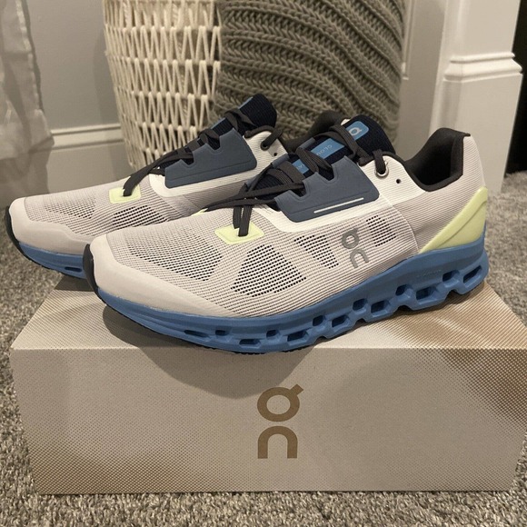 NEW Men's ON Cloud Cloudstratus Frost Niagara Running Shoes Size 12 NIB - Picture 2 of 9